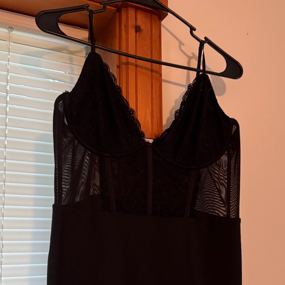 Garage Black Lace Chemise